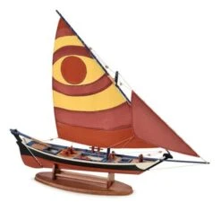 Amati Felucca 1887 Small Wooden Sail Boat 41.5cm Length Model Kit