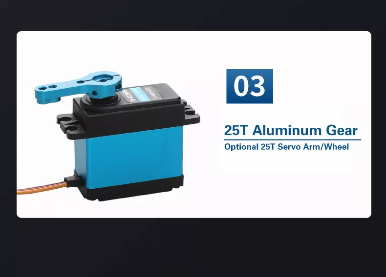 TD-8325MG 25KG Metal Gear Waterproof High Torque Digital Servo For RC Hobby Crawler, Truck, Car, Boats, Robots - Image 4