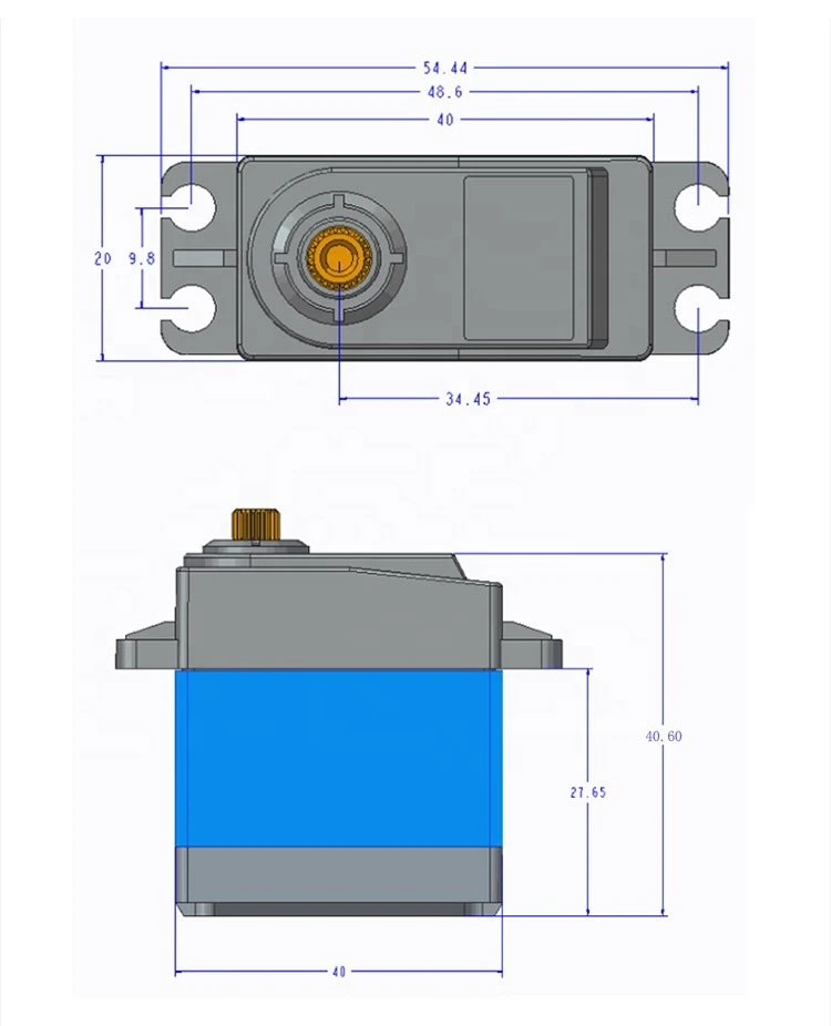 TD-8325MG 25KG Metal Gear Waterproof High Torque Digital Servo For RC Hobby Crawler, Truck, Car, Boats, Robots - Image 7