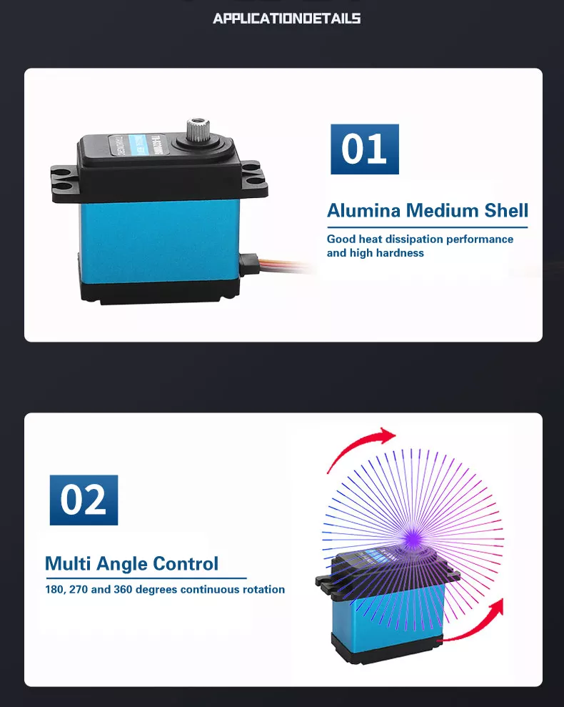 TD-8325MG 25KG Metal Gear Waterproof High Torque Digital Servo For RC Hobby Crawler, Truck, Car, Boats, Robots - Image 3