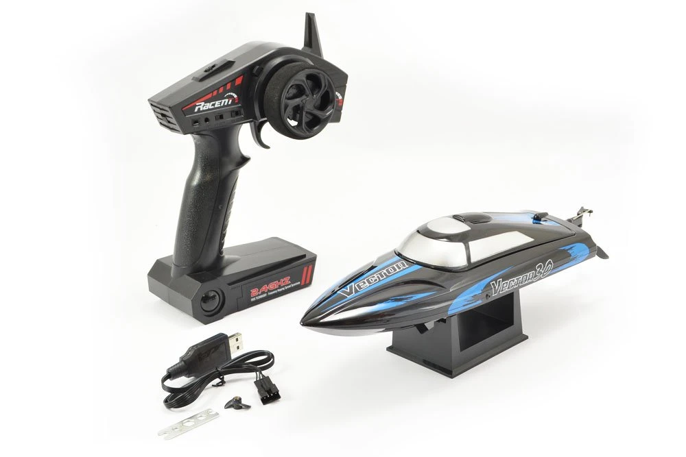 Volantex Racent Vector 30 Speed Boat RTR – Black - Image 2