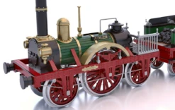 Occre Adler Steam Train Locomotive 1:24 Scale Wood And Metal Model Kit