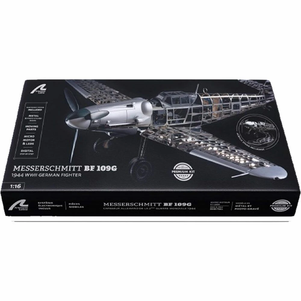 Artesania Latina 1/16 Messerschmitt BF109 Metal Model Kit - Image 4